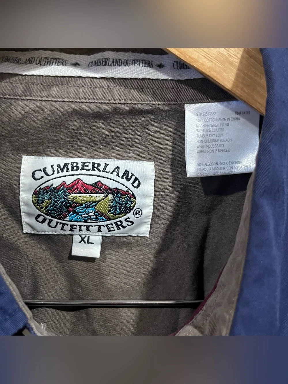 Cumberland Outfitters Colorblock Western Pearl Snap Long-Sleeve Shirt